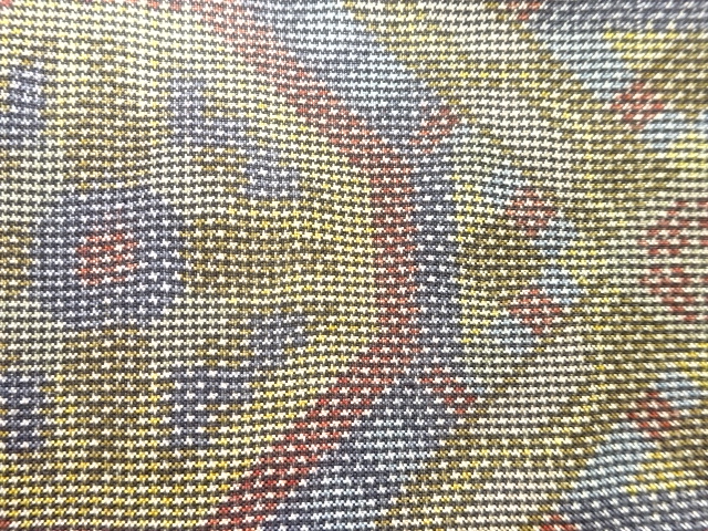 JAPANESE KIMONO / ANTIQUE KIMONO / DORO OSHIMA TSUMUGI / SILK / 5MARUKI